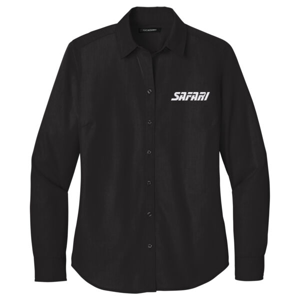 Port Authority® Women’s Long Sleeve Nailhead Easy Care Shirt Thumbnail